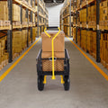 500lb Steel Garden Cart Heavy Duty Wagon 10