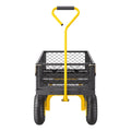 500lb Steel Garden Cart Heavy Duty Wagon 10
