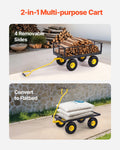 Garden Cart 900lb Steel Wagon 10