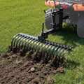 VEVOR 106.7cm Tow Behind Landscape Rake 3-Point Fit Category 1 ATV