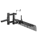 VEVOR 106.7cm Tow Behind Landscape Rake 3-Point Fit Category 1 ATV