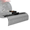 Tow Behind Landscape Rake, 1.5m Tow Dethatcher with 21 Steel Coil Tines, Lawn Dethatcher Rake Attaches to 1.2m or 15m Toolbars and 3-point Suspension Systems, for Leaves, Pine Needles, and Grass