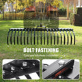 Tow Behind Landscape Rake 1.5m Dethatcher 21 Steel Coil Tines