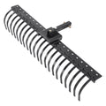 Tow Behind Landscape Rake 1.5m Dethatcher 21 Steel Coil Tines