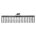 Tow Behind Landscape Rake 1.5m Dethatcher 21 Steel Coil Tines