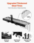 150cm Tow Behind Landscape Rake 3 Point Hitch 26 Spring Steel Tines