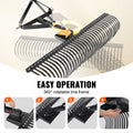 Tow Behind Dethatcher 1.8m 36 Steel Tines 3-Point Tractor