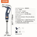 Immersion Blender 350W Commercial Heavy Duty Hand Mixer Soup