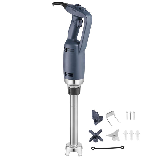 Commercial Immersion Blender, 350W Heavy Duty Hand Mixer, 12 inch Stepless Variable Speed Mixer with Stainless Steel Blade, Multi-Purpose Portable Mixer for Soup, Sauces, Mashed Potatoes, Cream