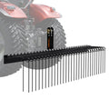 VEVOR Tow Behind Landscape Rake 1.8m 32 Steel Tines 3 Point Hitch