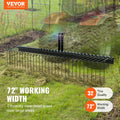 VEVOR Tow Behind Landscape Rake 1.8m 32 Steel Tines 3 Point Hitch