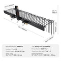VEVOR Tow Behind Landscape Rake 1.8m 32 Steel Tines 3 Point Hitch
