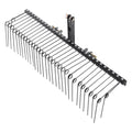 VEVOR Tow Behind Landscape Rake 1.8m 32 Steel Tines 3 Point Hitch