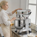 10L Commercial Food Mixer 550W Dough Mixer Stainless Steel 3Speed