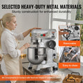 Commercial Food Mixer 18.7L 1100W Stainless Steel 3 Speed