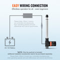 12V Linear Actuator 10 Inch 1320lbs 6000N Heavy Duty IP44