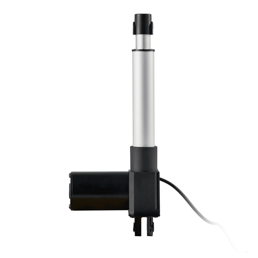 Linear Actuator 12V, 6 Inch Heavy Duty 1320lbs/6000N Linear Actuator, 0.19"/s Linear Motion Actuator with Mounting Bracket & IP44 Protection for Electric Door Industrial Machinery Vessels Cargo
