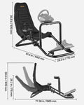 Racing Wheel Stand Fit Logitech G29 G920 Thrustmaster T300RS Black