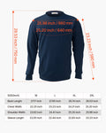 FR Long Sleeve Flame Resistant Work Shirt Navy 2XL 7oz