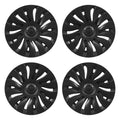 Tesla Model Y 19 Inch Hubcaps Set of 4 Matte Black Wheel Covers