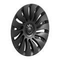 Tesla Model Y 19 Inch Hubcaps Set of 4 Matte Black Wheel Covers