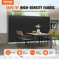 Retractable Side Awning 160x300cm Aluminium UV 30+ Black