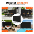 Retractable Side Awning 160x300cm Aluminium UV 30+ Black