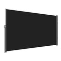 Retractable Side Awning 160x300cm Aluminium UV 30+ Black