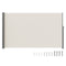 Retractable Side Awning 160x300cm Aluminum Polyester Beige