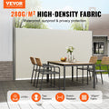 Retractable Side Awning 160x300cm Aluminum Polyester Beige