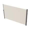 Retractable Side Awning 160x300cm Aluminum Polyester Beige