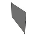 Retractable Side Awning 180x300cm Aluminum Grey Outdoor Privacy Screen