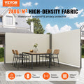 Artiss Retractable Side Awning 180x600cm Beige Outdoor Privacy Screen