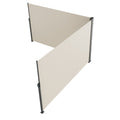 Artiss Retractable Side Awning 180x600cm Beige Outdoor Privacy Screen