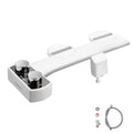 Bidet Toilet Attachment Non-Electric Dual Nozzle Adjustable Pressure