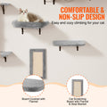 VEVOR Cat Wall Shelves Set of 6 with Hammock Jumping Boards 40kg
