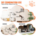 VEVOR Cat Wall Shelves Set of 6 with Hammock Jumping Boards 40kg