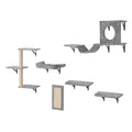VEVOR Cat Wall Shelves Set of 6 with Hammock Jumping Boards 40kg