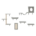 VEVOR Cat Wall Shelves Set of 6 with Hammock Jumping Boards 40kg