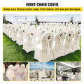 Stretch Spandex Chair Covers Beige 100pcs Folding Wedding Banquet