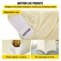 Stretch Spandex Chair Covers Beige 100pcs Folding Wedding Banquet
