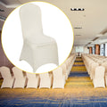 Stretch Spandex Chair Covers Beige 100pcs Folding Wedding Banquet