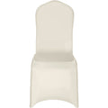 Stretch Spandex Chair Covers Beige 100pcs Folding Wedding Banquet