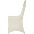 Stretch Spandex Chair Covers Beige 100pcs Folding Wedding Banquet
