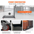 Folding Chair Storage Dolly Heavy Duty Iron 12 Chairs Rack