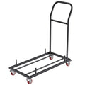 Folding Chair Storage Dolly Heavy Duty Iron 12 Chairs Rack