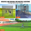 Baseball Batting Net 1676cm Portable Pitching Cage Practice Heavy Duty