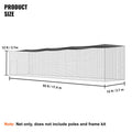 Baseball Batting Net 1676cm Portable Pitching Cage Practice Heavy Duty