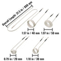 Induction Coil Kit 8PCS Removing Rusty Bolts Heater Coils