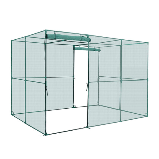 Crop Cage 2.9x1.94x1.94m Plant Protection Tent Zippered Door Garden